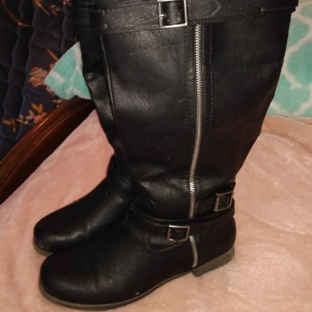 Just below the knee boots